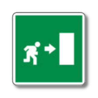 Cartello Uscita di Sicurezza a Destra