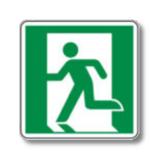 Cartello Uscita di Sicurezza a Sinistra