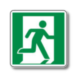 Cartello Uscita di Sicurezza a Destra